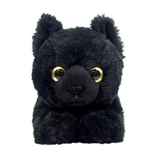 美品　エトワール　ひざねこ お座りぬいぐるみ　ブラックキャット　黒猫 ねこ雑貨 ぬいぐるみ】猫のぬいぐるみ ひざねこ 黒猫 Sサイズ